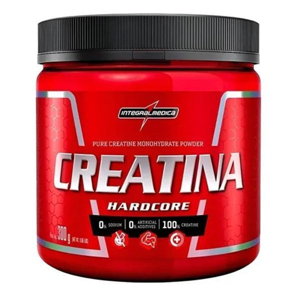 Creatina Monohidratada 300G Pó - Integralmédica Hardcore