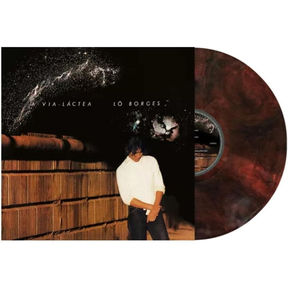 Lp Lô Borges Via - Láctea 180G Disco Vinil Marmorizado Novo