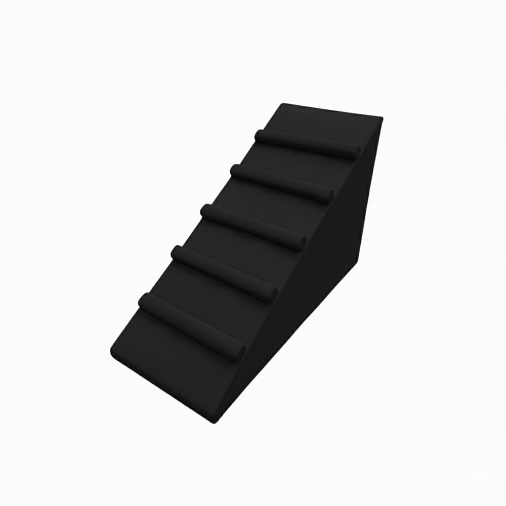 Rampa Pet Antiderrapante Para Cachorro Gato Com Degraus Cor Preto Liberty Móveis