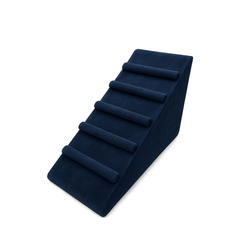 Rampa Pet Antiderrapante Para Cachorro Gato Com Degraus Cor Marinho Liberty Móveis