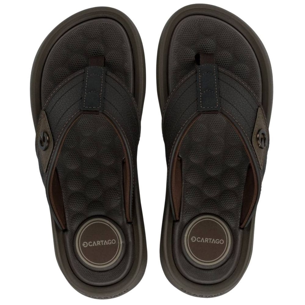 Chinelo de Dedo Masculino Macio Tira Larga Conforto Cartago