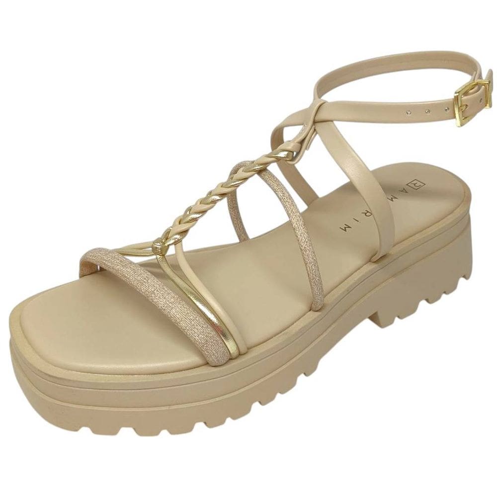 Sandália Feminina Flatform Conforto Moderna Ramarim