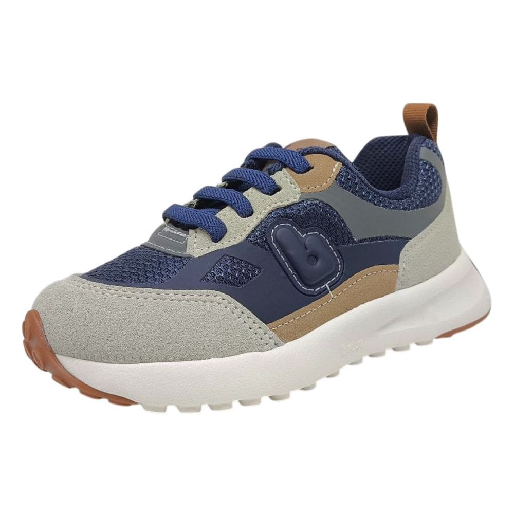 Tênis Infantil Menino Fácil Calce Conforto Bibi Jogging