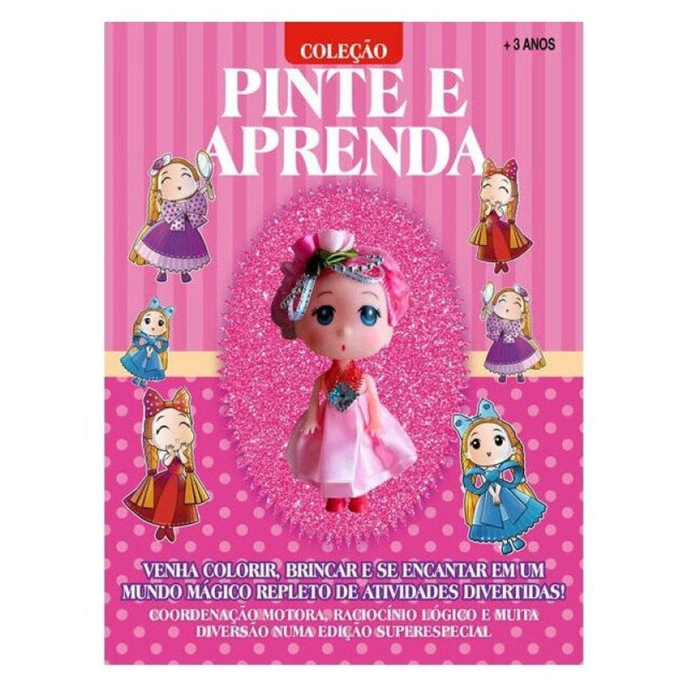 Coleção Pinte E Aprenda Bonequinhas - Sweet
