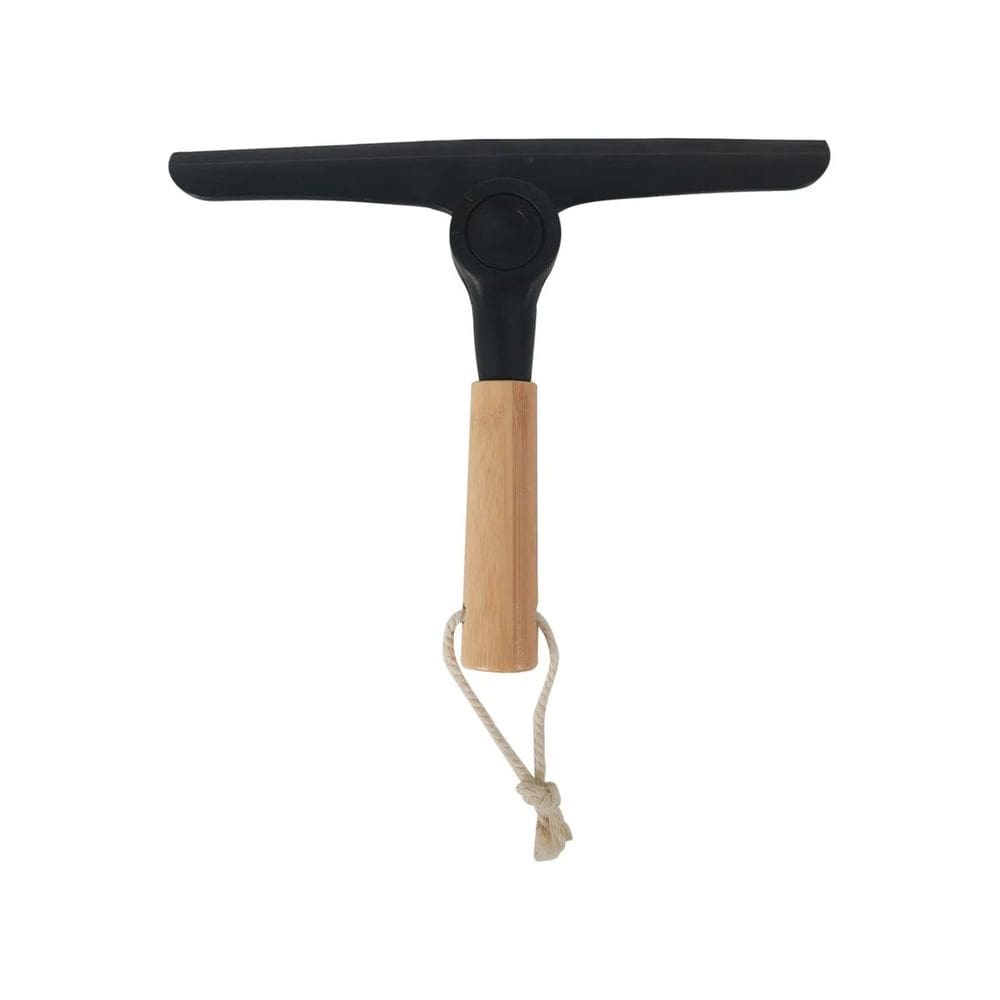 Rodo de Pia Doblável Oikos com Cabo de Bambu Preto