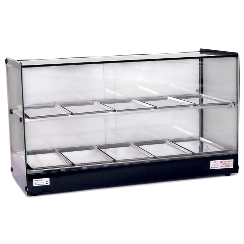 Estufa 10 Bandejas Vidro Reto Dupla Evr Bp Preto Básica 127V - Tita