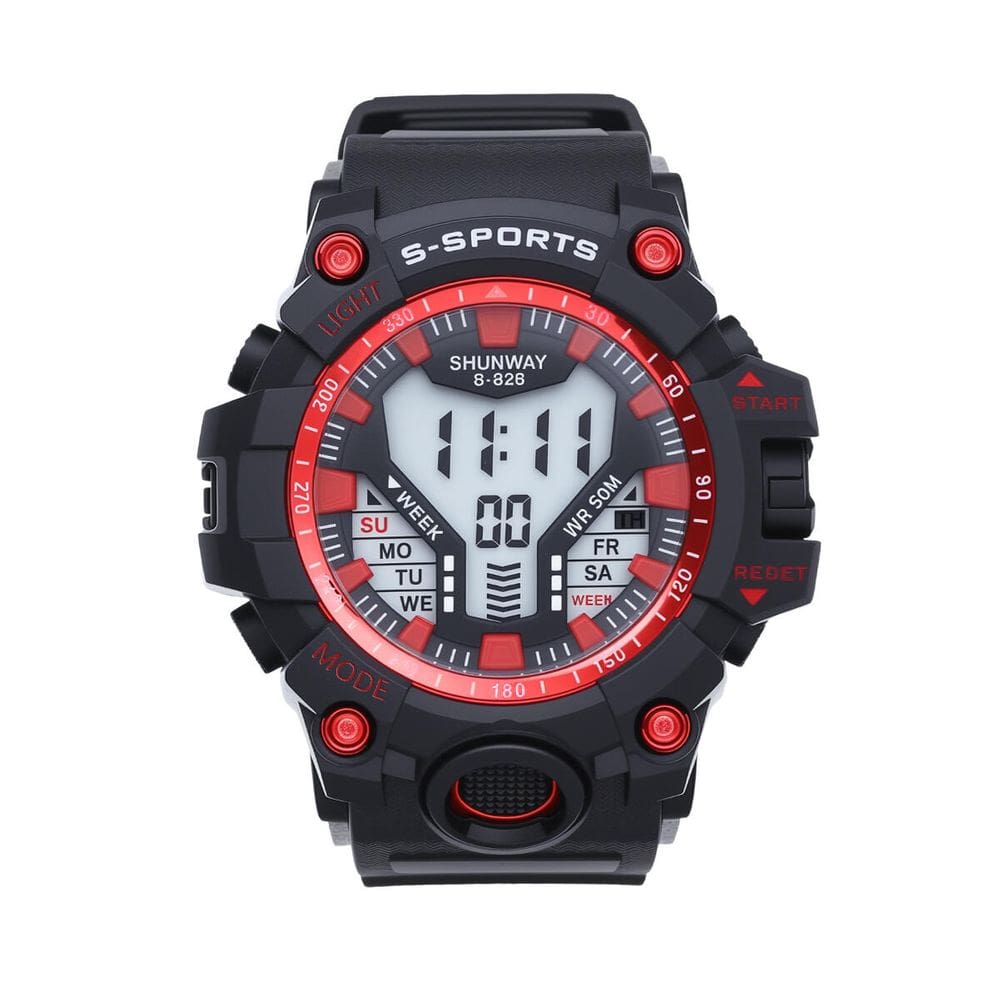 Relógio Masculino Esportivo Digital LED Militar - Tudo em Caixa