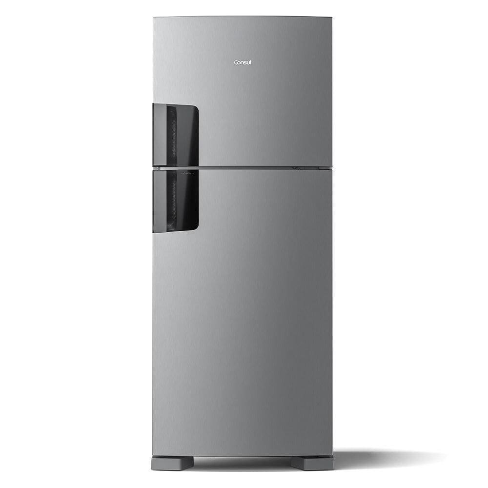 Geladeira Consul Frost Free CRM50MK, 412 Litros, Cor Inox - 110V