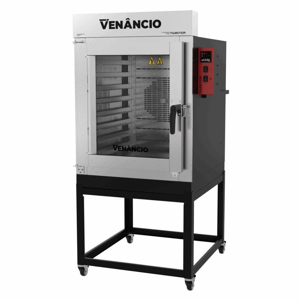 Forno Turbo Venâncio Twister Convecção Elétrico Aço Carbono Fvt8e 220V Trifásico Para 8 Esteiras