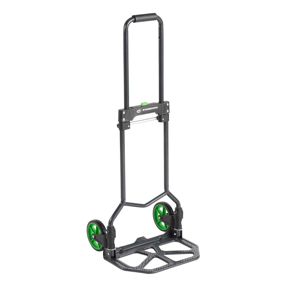 Carrinho De Carga Dobravel Aco Roda Macica Ate 70kg