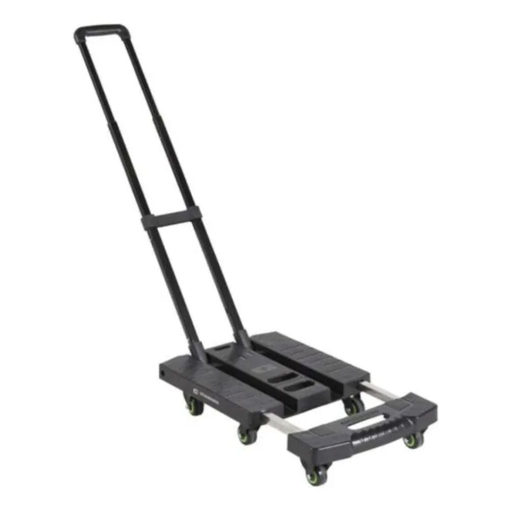 Carrinho De Carga Plataforma Compacta Aco Ate 70kg