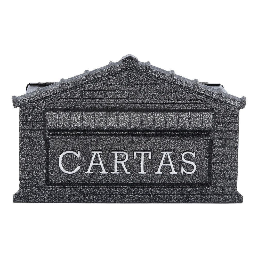 Caixa De Correio Parede Aco Com Cadeado 15x25x15cm