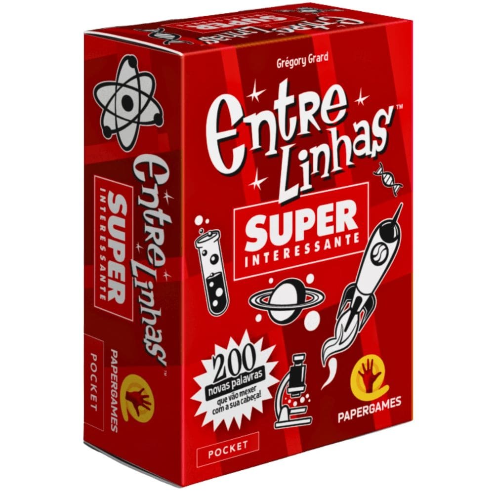 Jogo de Cartas Entre Linhas Superinteressante Papergames