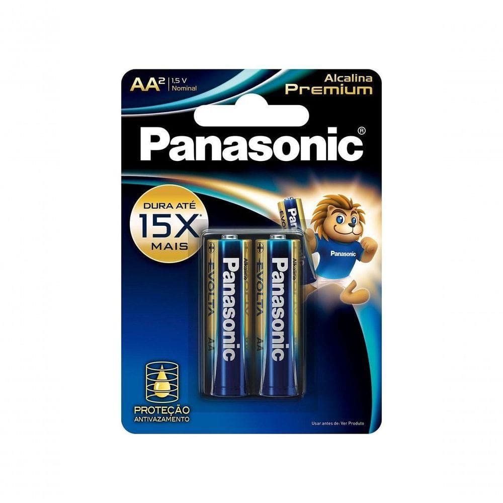 Pilha Alcalina Premium Aa Lr6egr C/2
