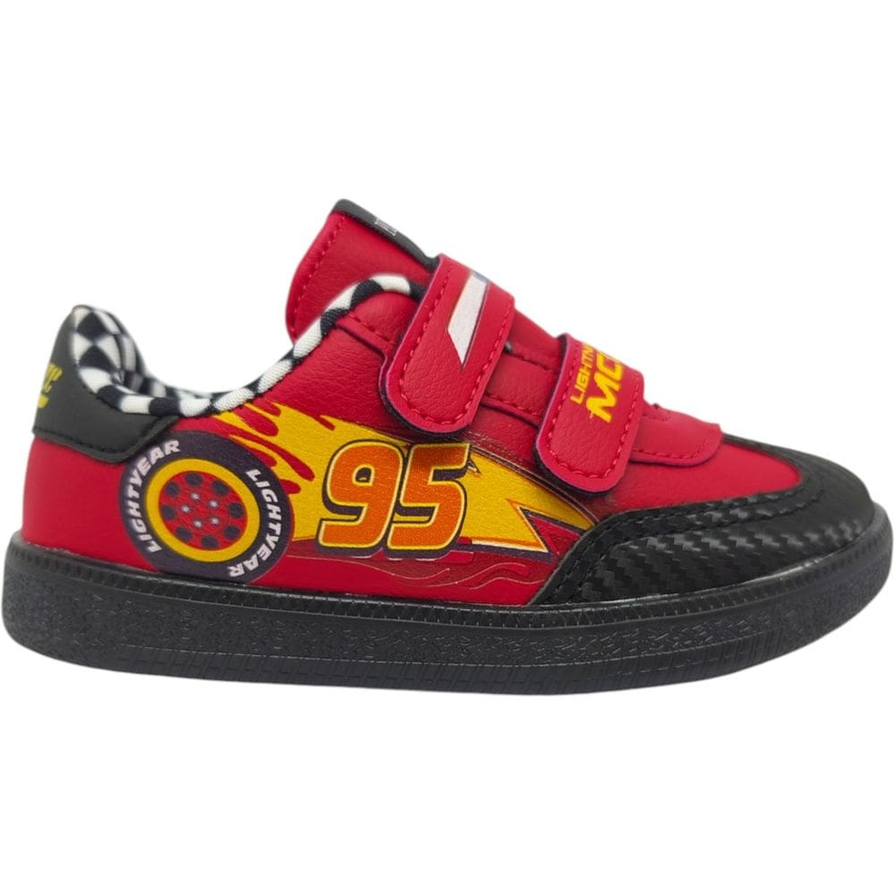 Tênis Infantil Menino Casual Dia a Dia Passeio Escola Conforto Carros Disney Dyan Dca03kr