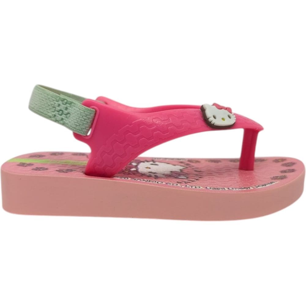 Chinelo Dedo Infantil Menina Casual Dia a Dia Passeio Verão Praia Hello Kitty Ipanema 27543