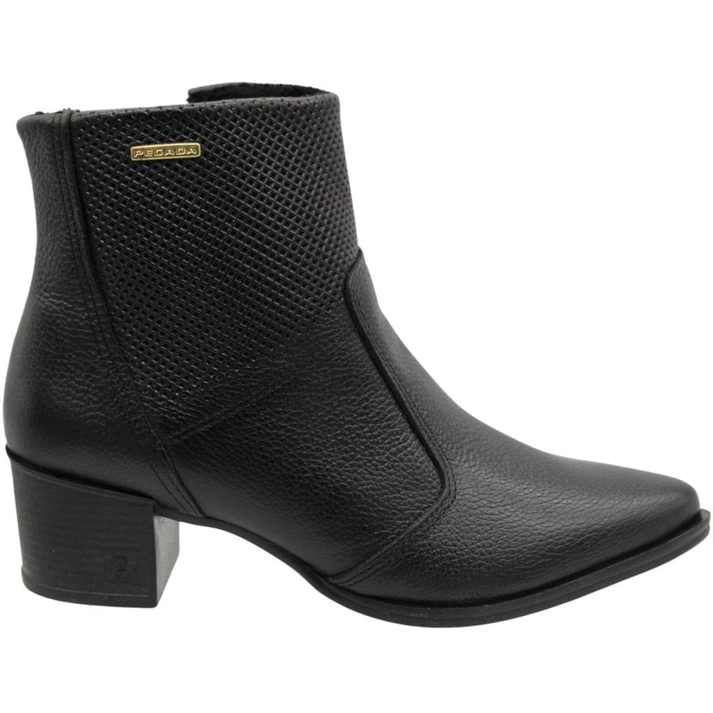 Bota Cano Baixo Pegada Salto Grosso Soft Touch Feminina
