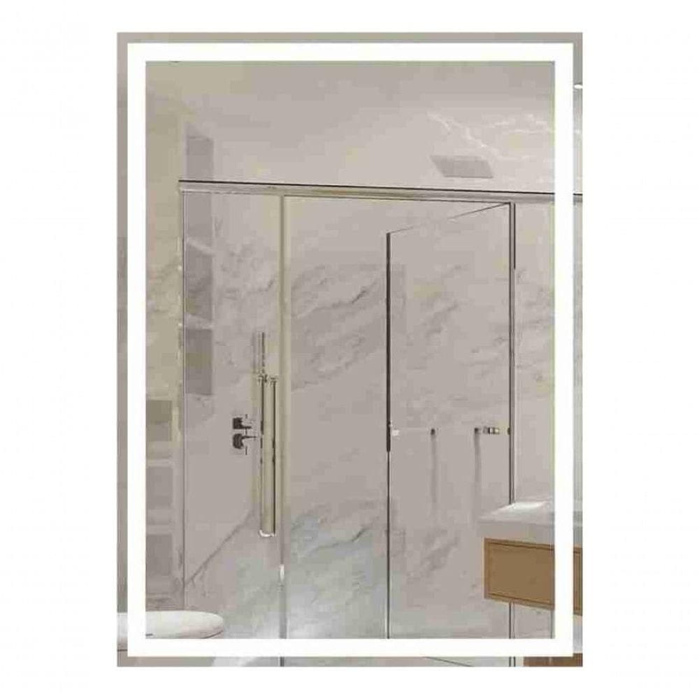 Espelho 80x110 Led Jateado Frontal Premium Bancada Suíte Hall Frio-vertical