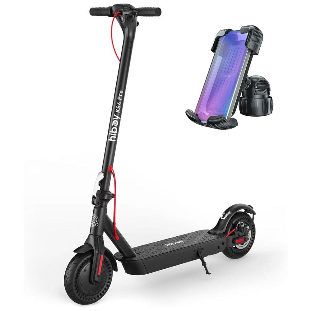 Patinete Eletrico para Adultos até 100 kg, Velocidade Máxima de 30 km/h e Alcance de 40 km, 500W, Hiboy KS4 Pro