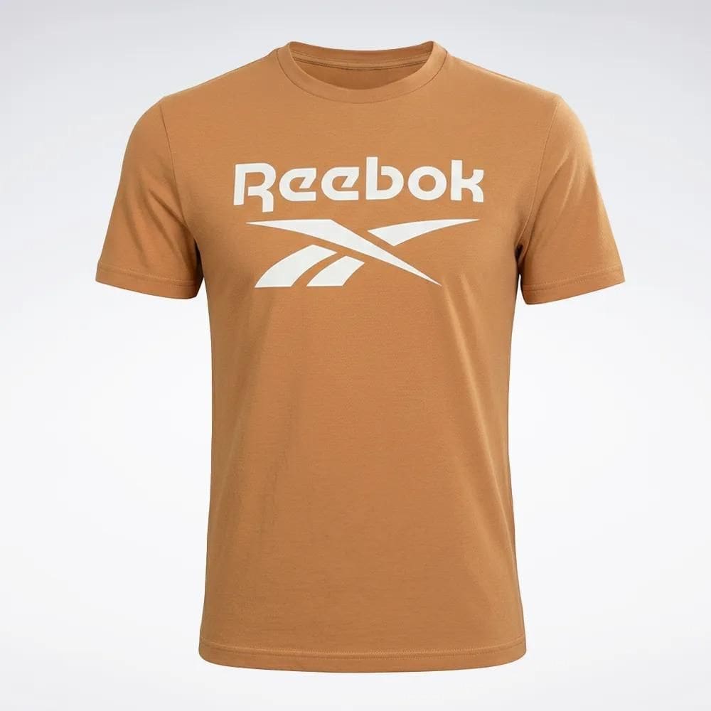 Camiseta Masculina Reebok com Logo Manga Curta CL0106NMTS8A3