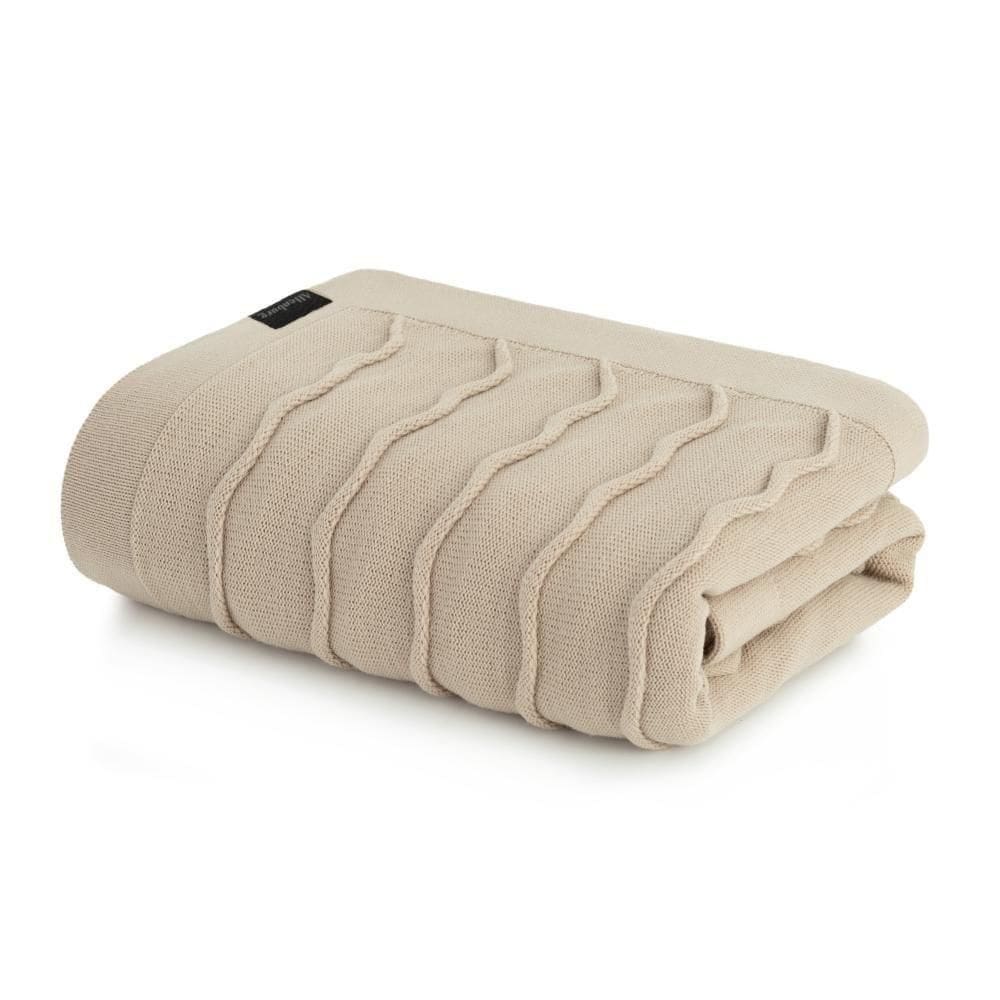 Peseira Tricô 70cm X 2,60m Altenburg Serenité Bege Cotone