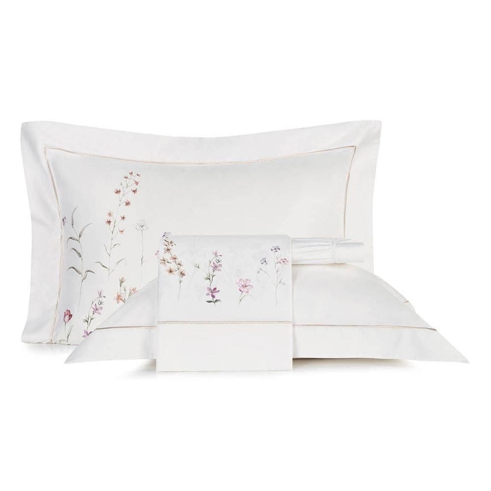 Jogo De Cama King 4 Peças Altenburg Floreô Bordados Em Cetim