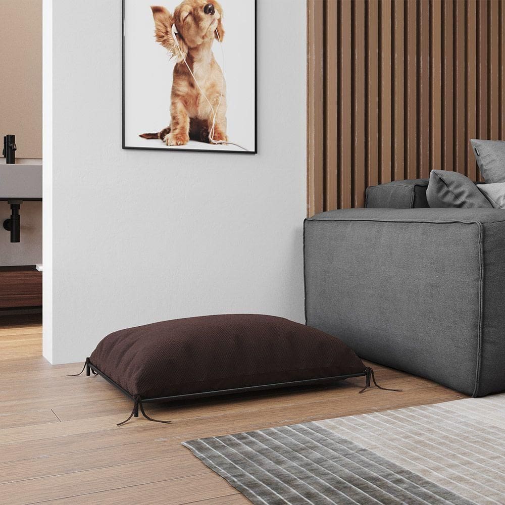 Cama Caminha Pet Tati Para Raças Pequenas Conforto Para Cachorro E Gato Para Casa - Marrom