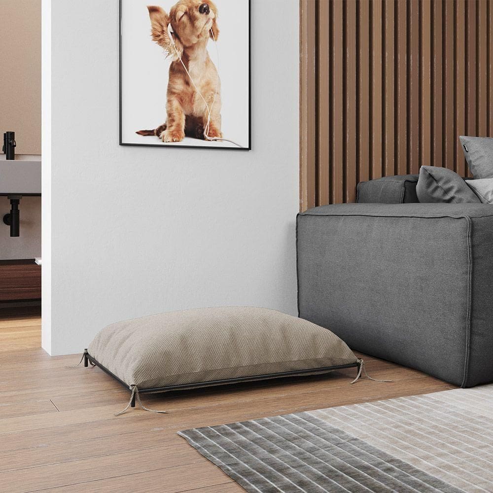 Cama Caminha Pet Tati Para Raças Pequenas Conforto Para Cachorro E Gato Uso Diário - Bege