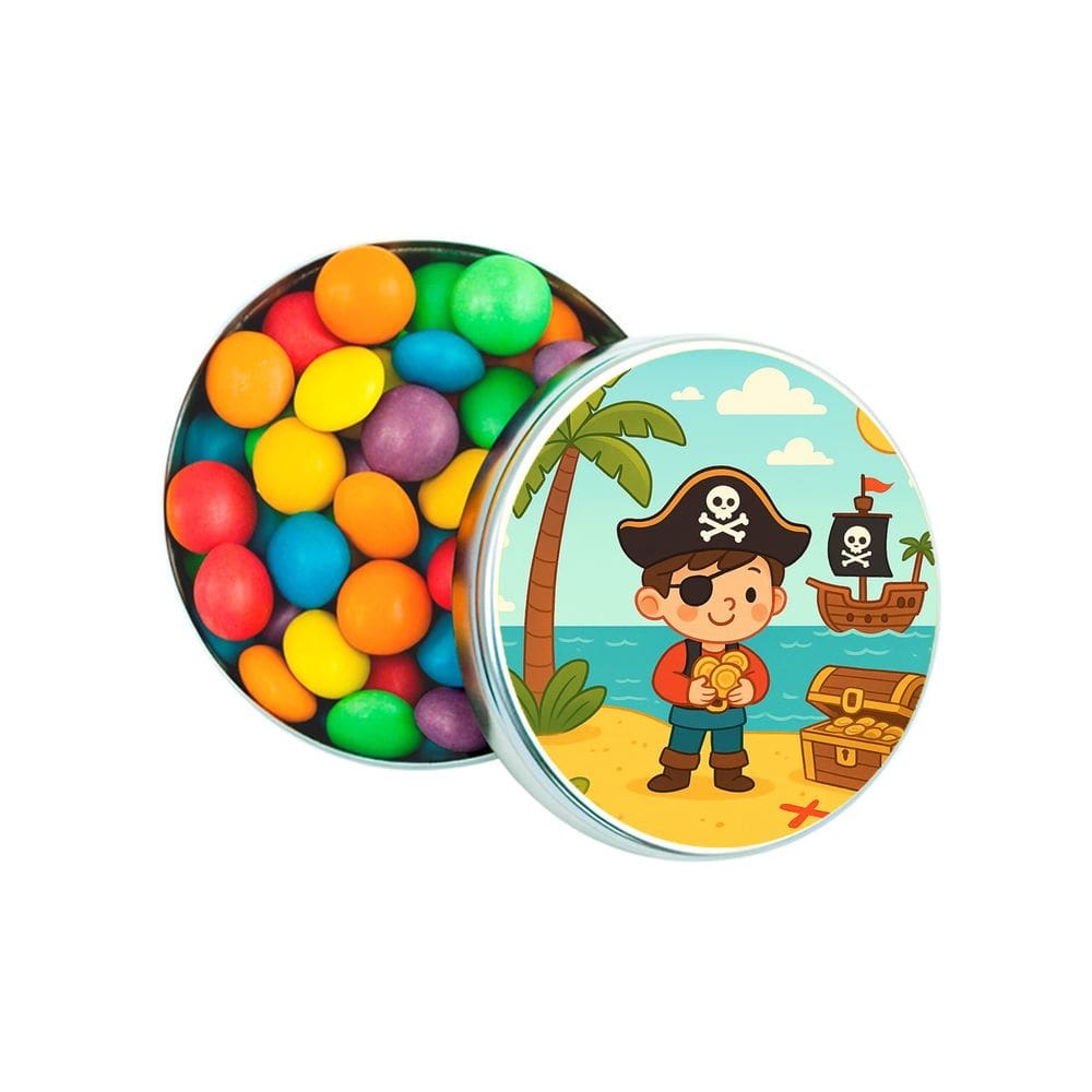 Kit 30 Latinhas Lembrancinhas Ilha Pirata