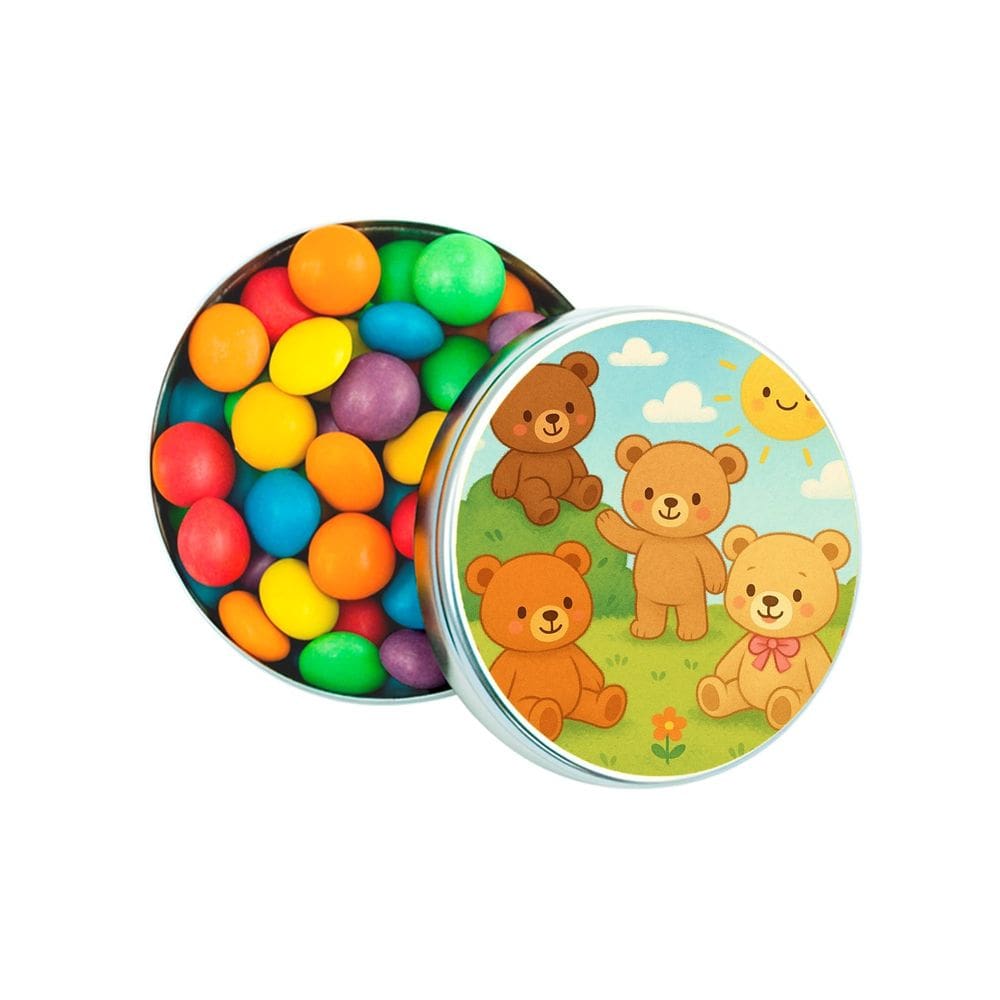 Kit 30 Latinhas Lembrancinhas Ursinhos