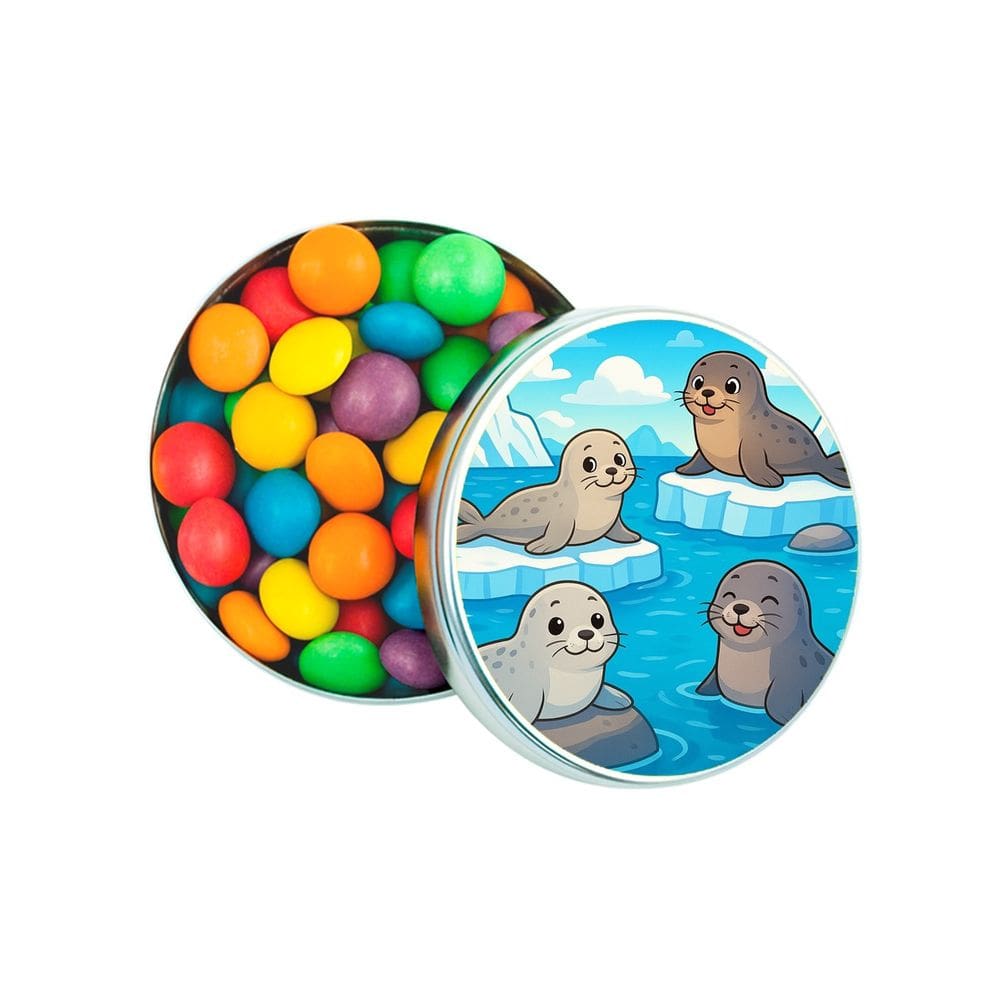 Kit 30 Latinhas Lembrancinhas Focas