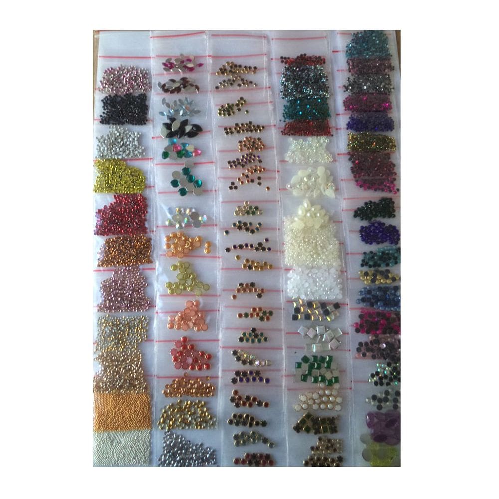 Kit Pedrarias para confecção de jóias de unhas