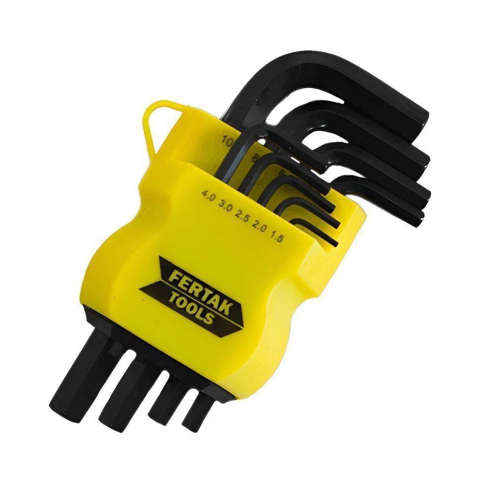 Jogo De Chave Allen 1.5-10mm 9 Peças Fertak 2410