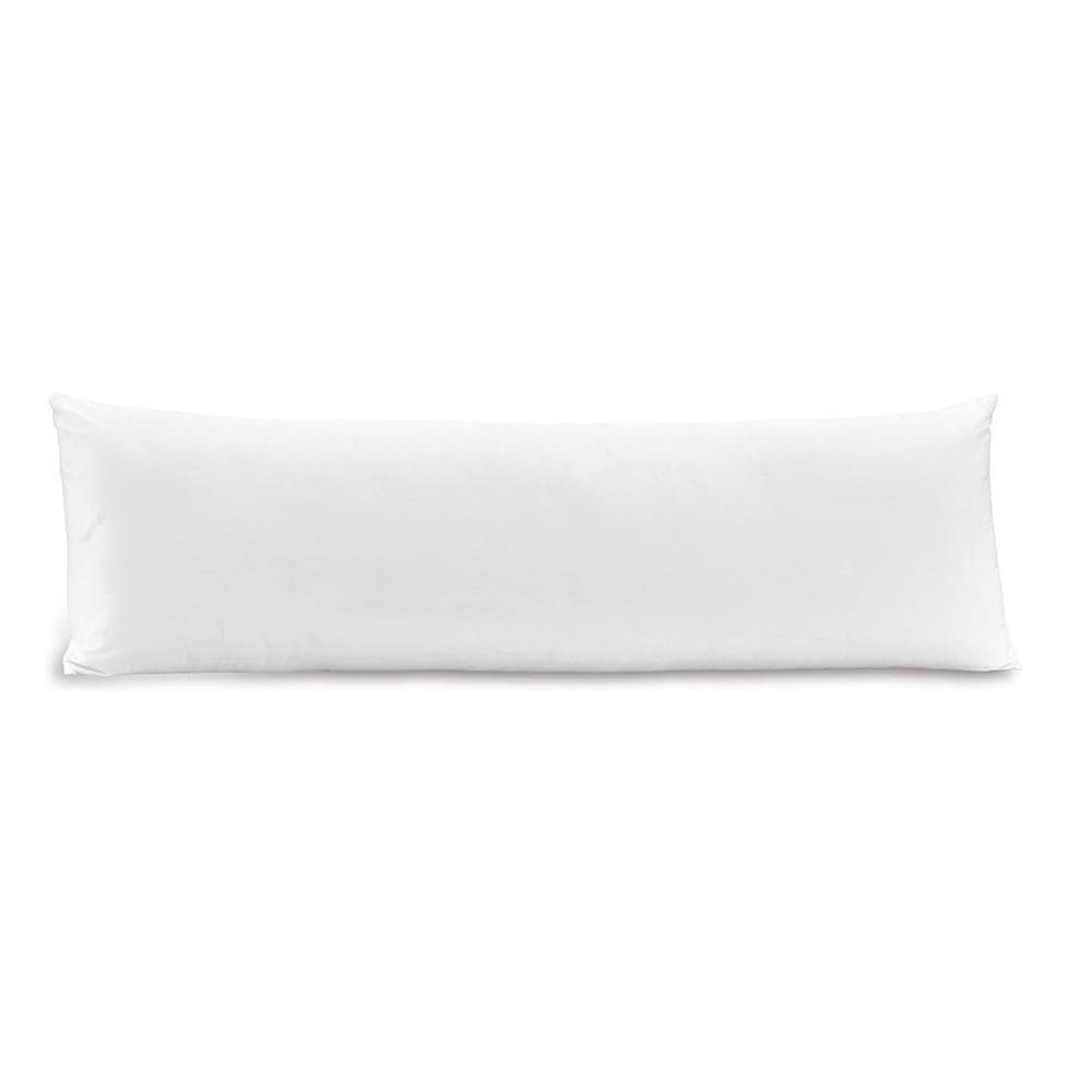 Fronha Body Pillow Altenburg Toque Acetinado 40cm X 130cm Branco