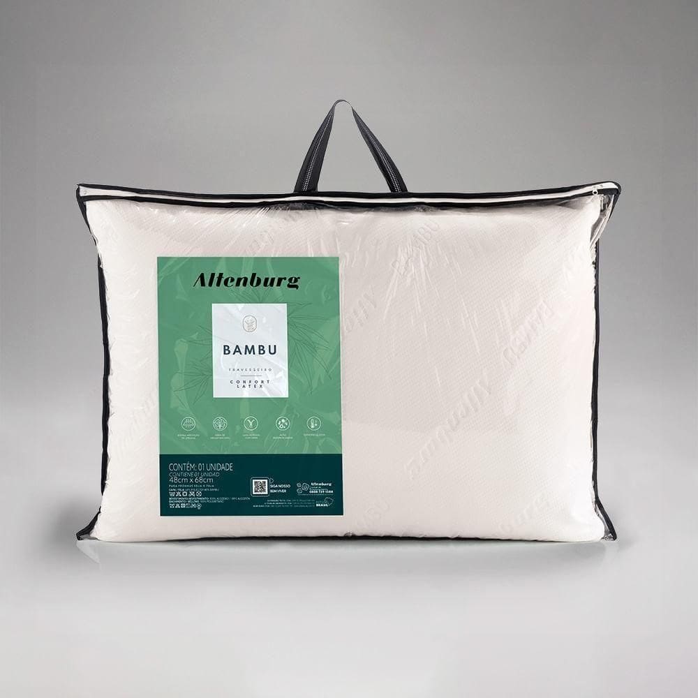 Travesseiro Altenburg Bambu Confort Latex 48cm X 68cm
