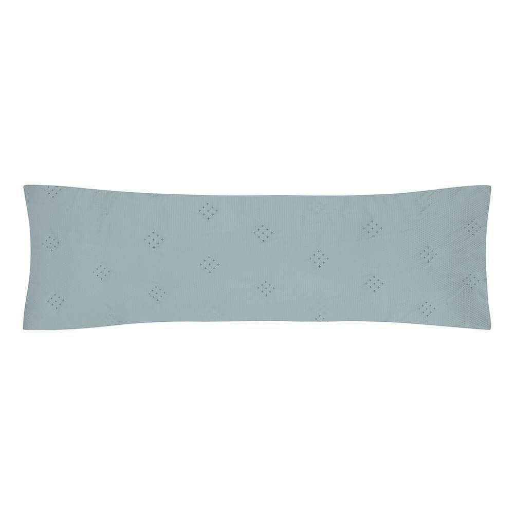 Porta Travesseiro Body Pillow Altenburg Ultrawave Anarruga Azul Etienne