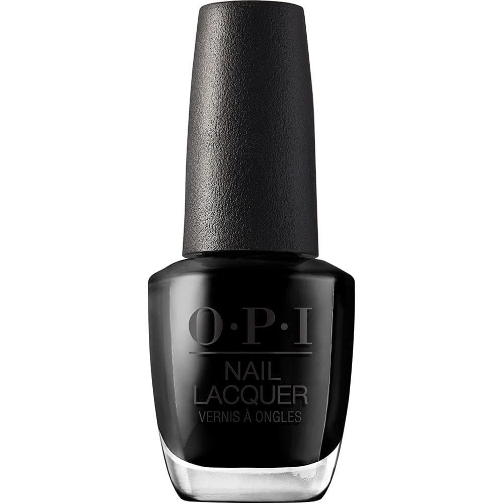 Verniz de unhas OPI Nail Lacquer Preto Ônix Opaco Preto Escuro