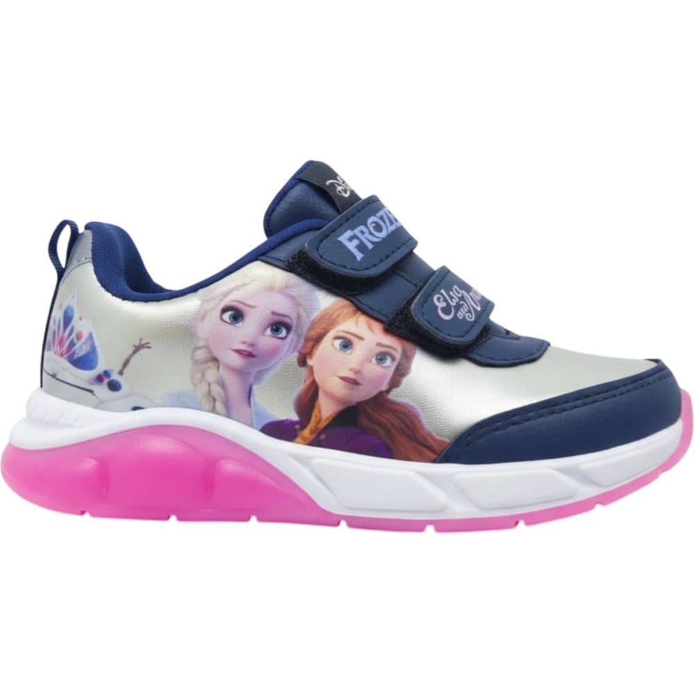 Tenis Infantil Menina Casual Dia a Dia Passeio Escola  Luz Disney Dfr06dy