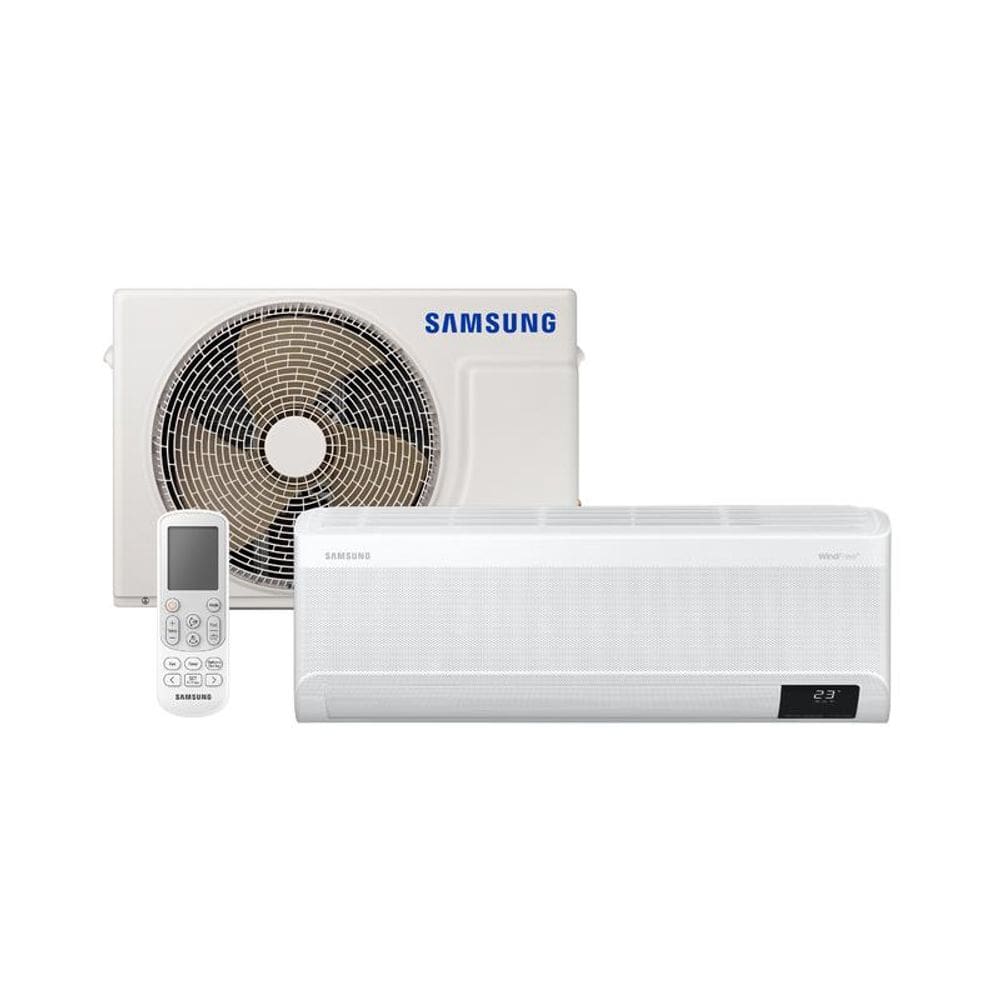 Ar Condicionado Split Hi Wall Samsung Windfree Connect +ai Inverter 12000 BTUs Frio R32 220V