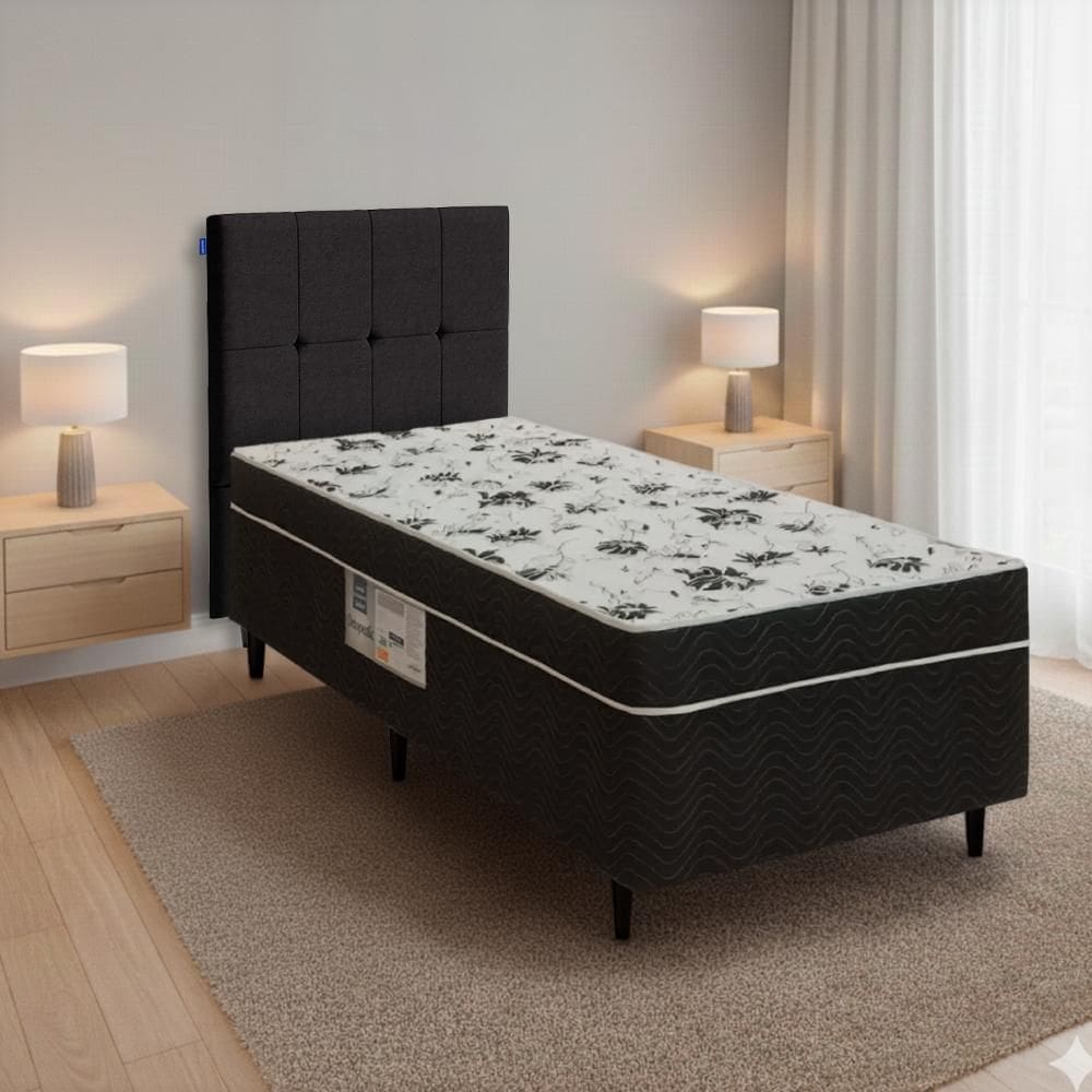 Conjugado Union Ortopédico com Cabeceira Solteiro - Ortobom