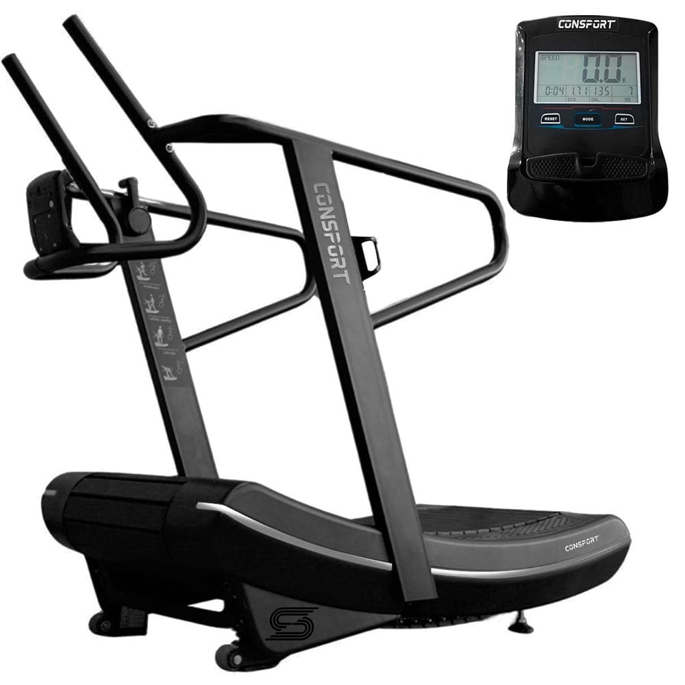 Esteira Curva Simulador Corrida Autogerada Sem Motor Consport