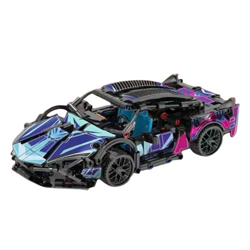 Carro de Corrida Esportivo - Bloco de Montar 1614 Peças