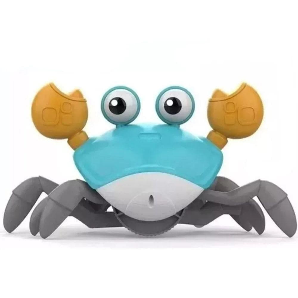 Brinquedo Caranguejo Fujão Música Luz Sensor - Caranguejo De Brinquedo Com Movimento Inteligente E Música Divertida