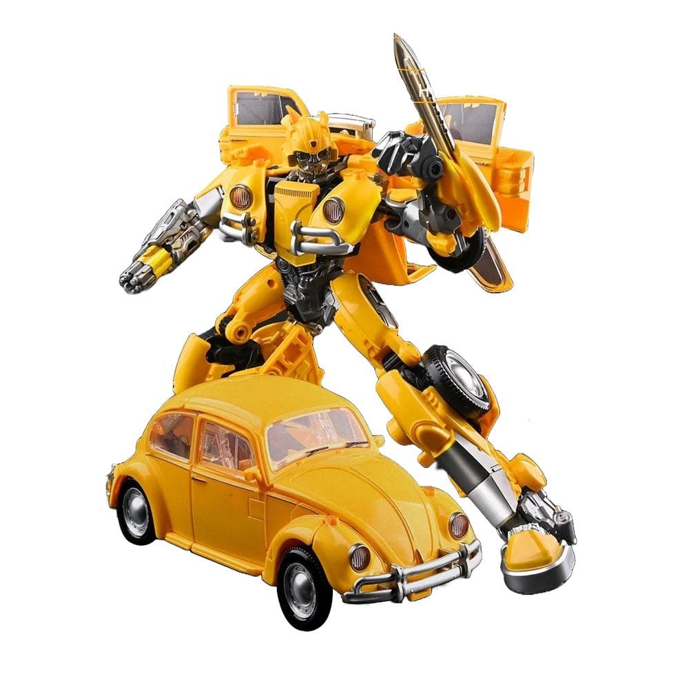 Bumblebee Fusca Action Figure Boneco Transformers Vira Robo