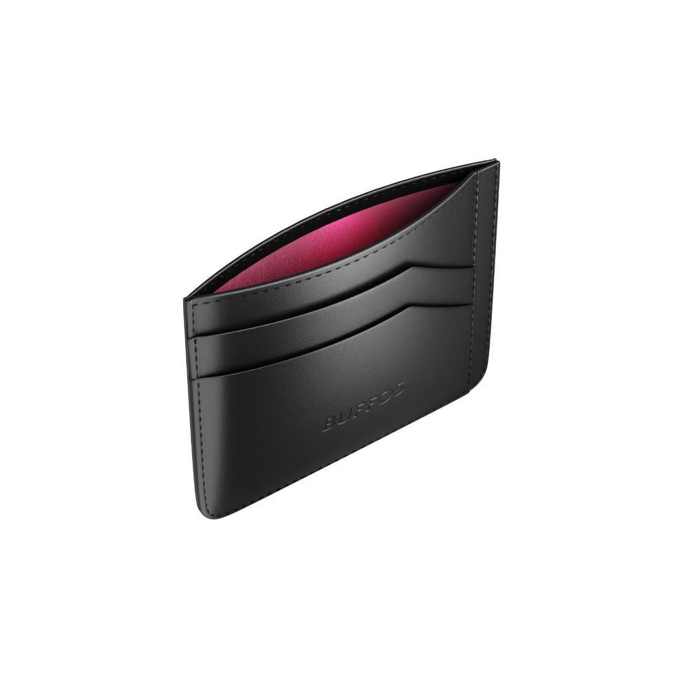 Carteira Slim Buffos Origem 100% Couro Rg Magenta