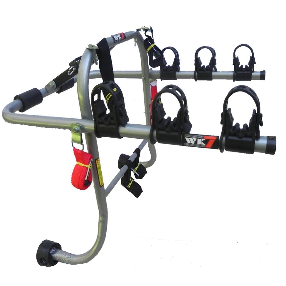 Suporte 3 Bicicletas porta Mala Transbike mais garrafa