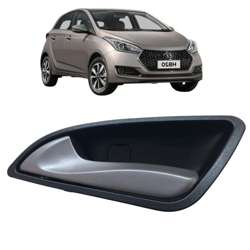 Puxador Maçaneta Interna Carro Hyundai Hb20 Ld Esquerdo