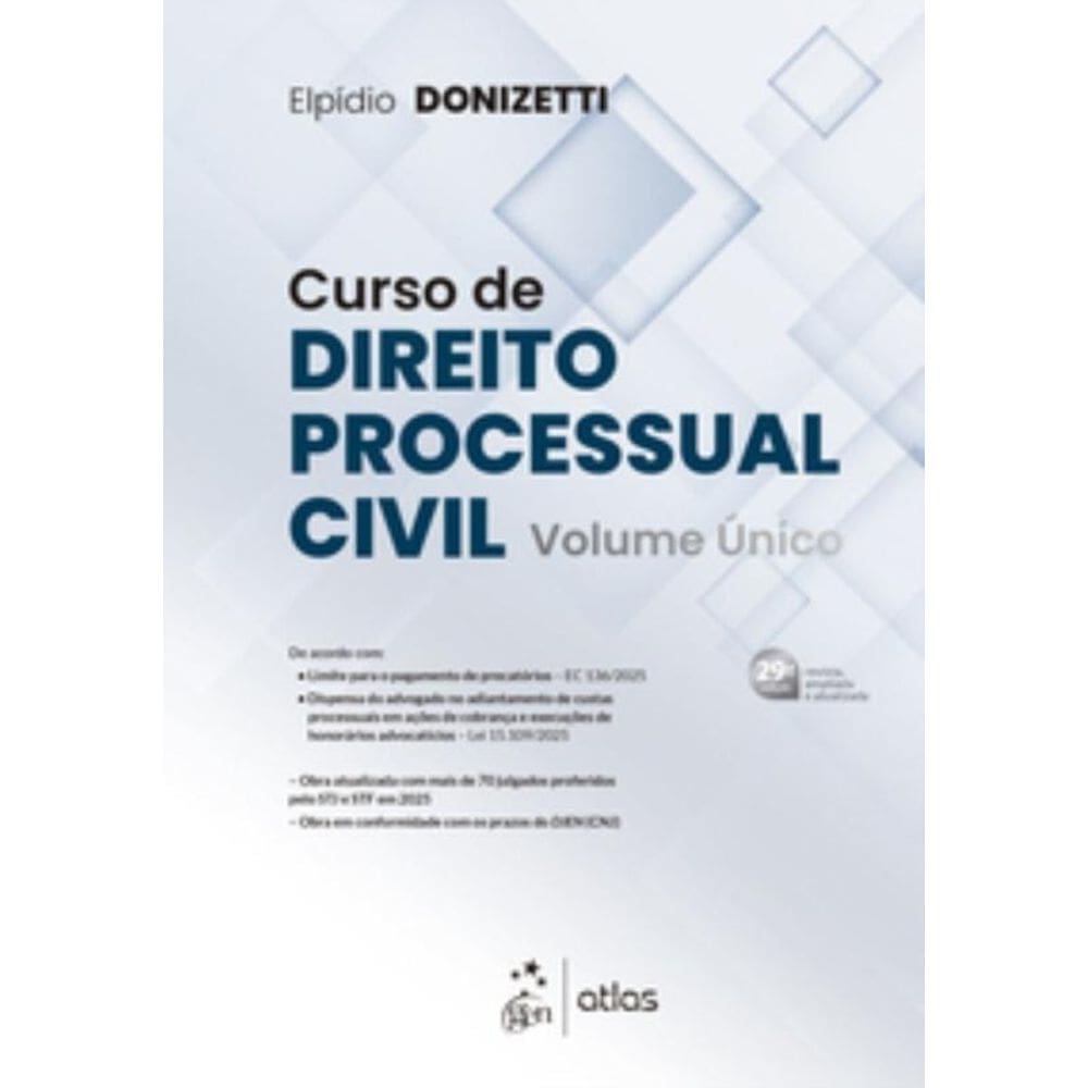 Curso De Direito Processual Civil - Vol. Unico - 2
