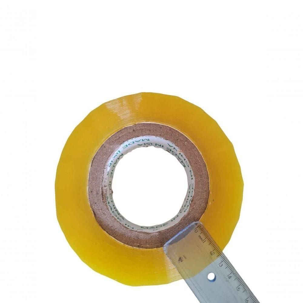 Fita De Embalar Caixa 300 Metros Transparente Resistente