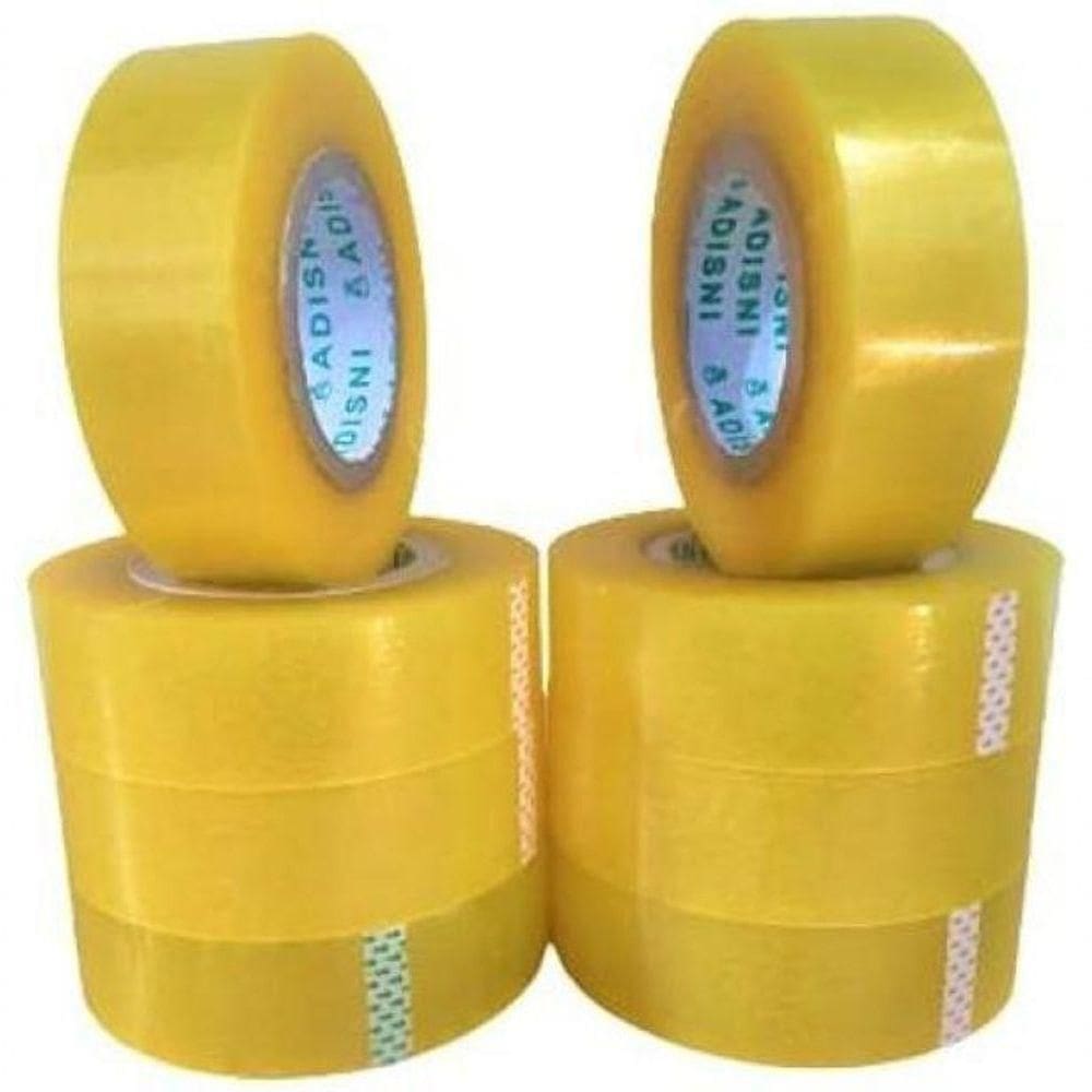 Fita Adesiva Transparente Para Caixas 8 Rolos - 300m Cada